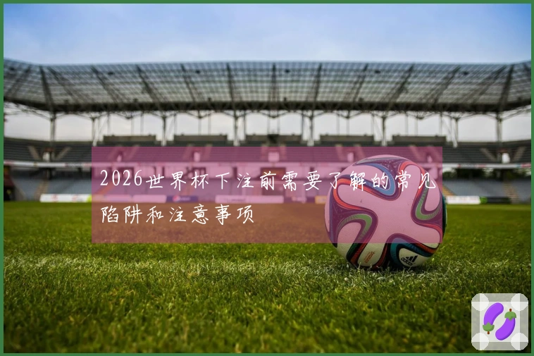 2026世界杯下注前需要了解的常见陷阱和注意事项